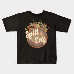 Music Tour Vintage Retro // Split Enz Kids T-Shirt